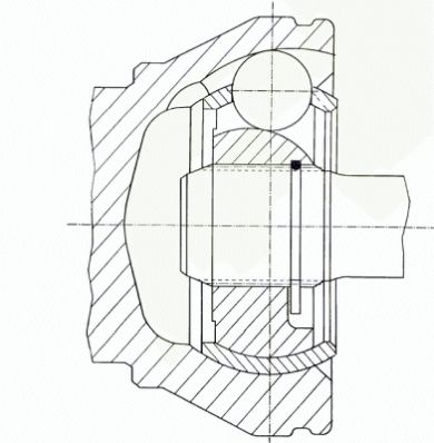 GKNJ20702 GKN-SPIDAN - ШРУС