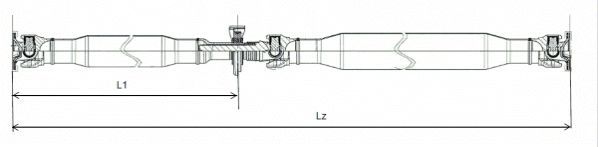 GKNP20028 GKN-SPIDAN - Карданний вал