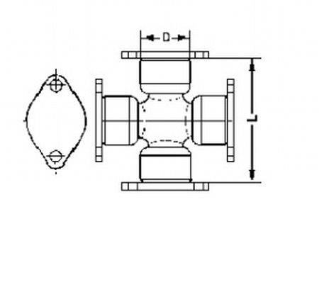 GKNU10188 GKN-SPIDAN - Хрестовина