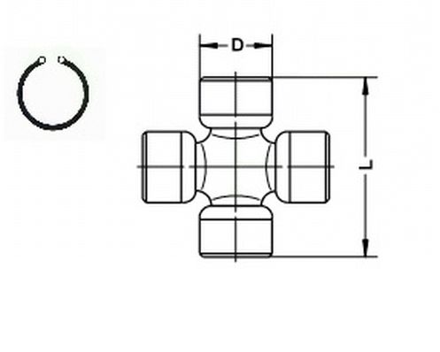 U 050 GKN-SPIDAN - Хрестовина