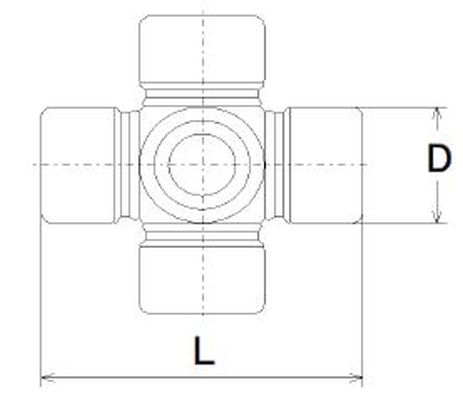 U 125 GKN-SPIDAN - Хрестовина
