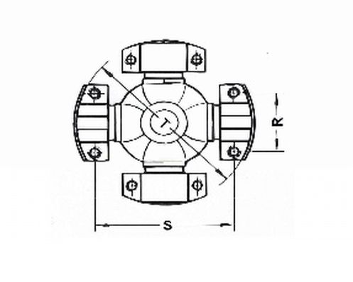 U 660 GKN-SPIDAN - Хрестовина