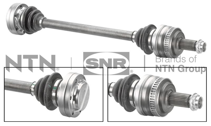 SNR DK50013 Піввісь (задня) BMW 3 (E36/E46) 90-05 M40/M42/M43/M50/M52/M54/N40/N42/N46 (27x620x48T) (+ABS)