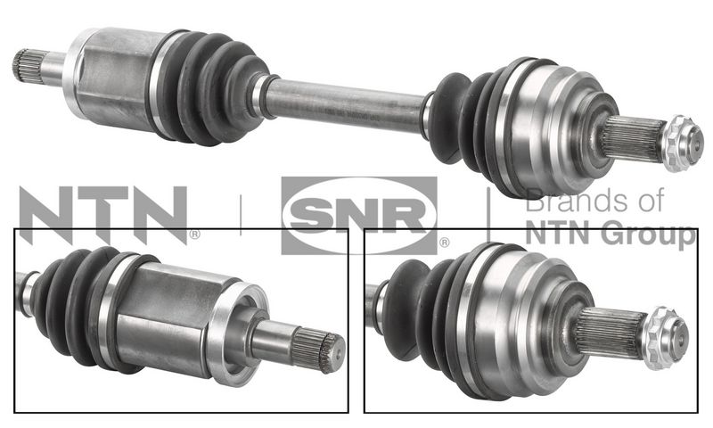 SNR DK50014 Піввісь (передня) BMW X5 (E53) 00- (L) (30x27x586) M54/M57/M62/N62