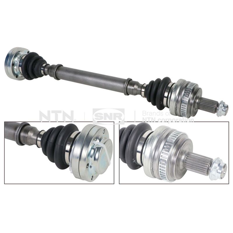 SNR DK50024 Піввісь (задня) BMW 3 (E46/E90) 98-11 (L) (27x611) M52/N42/N43/N45/N46/N52