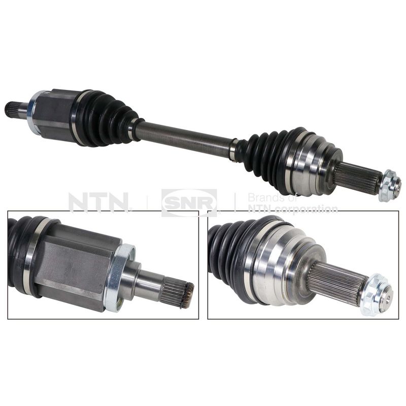 SNR DK50026 Піввісь (передня) BMW X5 (E70/F15)/X6 (E71/E72/F16) 06-19 (L) (30x27/634) (N52/N55/N63)