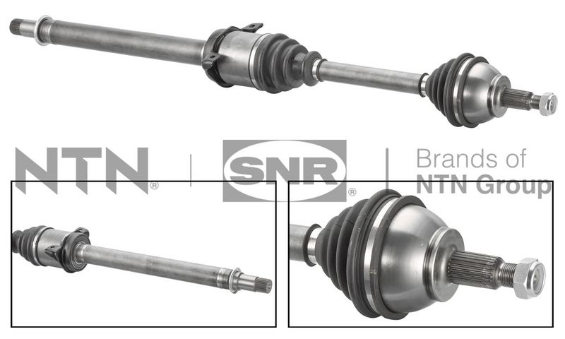 SNR DK51006 Піввісь (передня) MB A-class (W169)/B-class (W245) 04-12 (R) (25x27x987)