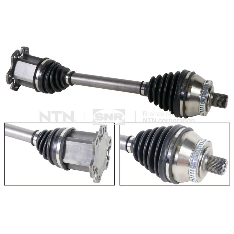 SNR DK54057 Піввісь (передня) Audi A4 2.0 TDI 04-08 (38x525x45T) (+ABS)