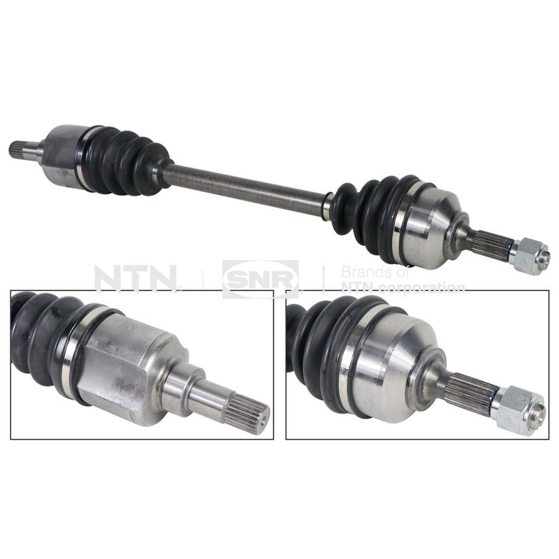 SNR DK59011 Піввісь (передня) Peugeot 207/SW 1.4 16V/BiFuel 06-15 (L) (21x22x655)