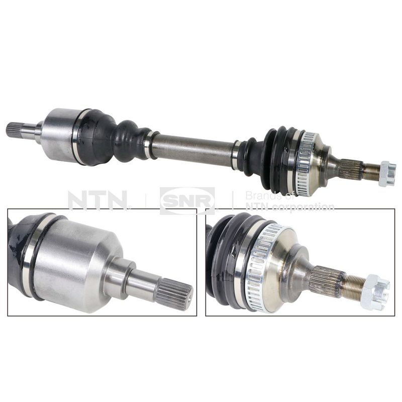 SNR DK66035 Піввісь (передня) Citroen Berlingo/Peugeot Partner 1.6/2.0 HDi 98-11 (L) (25x24x585x48T) (+ABS)