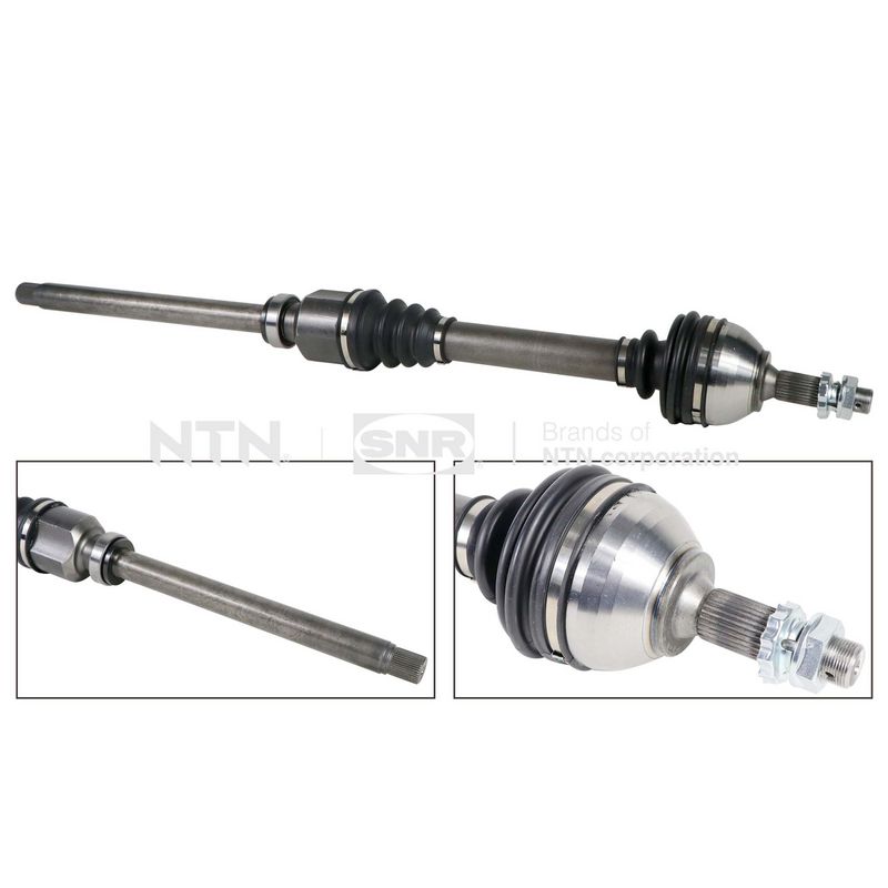 SNR DK66041 Піввісь (передня) Citroen C5/Peugeot 407 2.0 HDi 04- (R) (28x37x952)