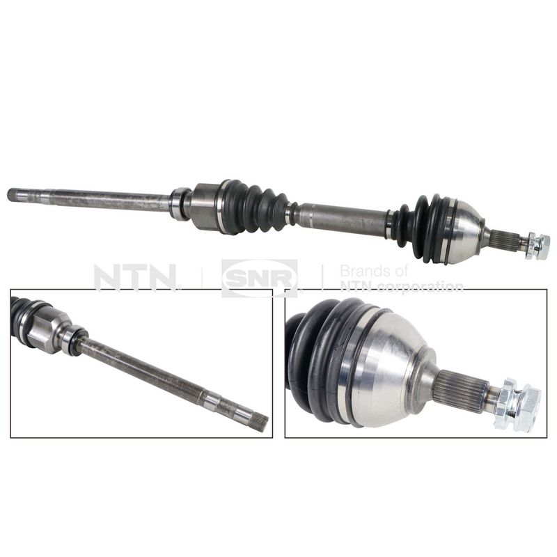 SNR DK66044 Піввісь (передня) Fiat Scudo/Peugeot Expert 2.0D/HDi 07- (R) (28x37x969)