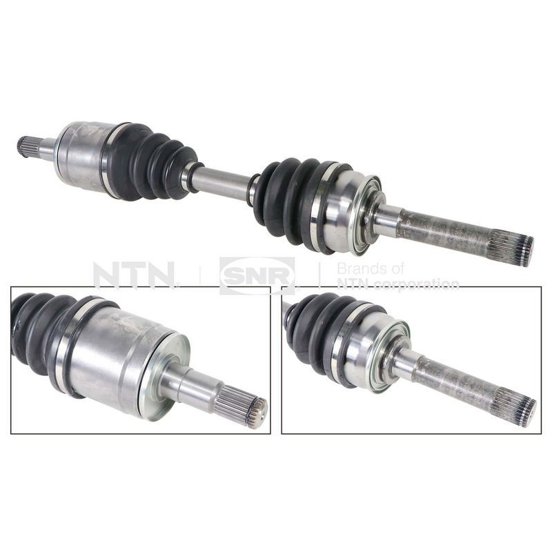 SNR DK73001 Піввісь (передня) Mitsubishi L200 92-07/Pajero 90-06 (L) (28x25x616)