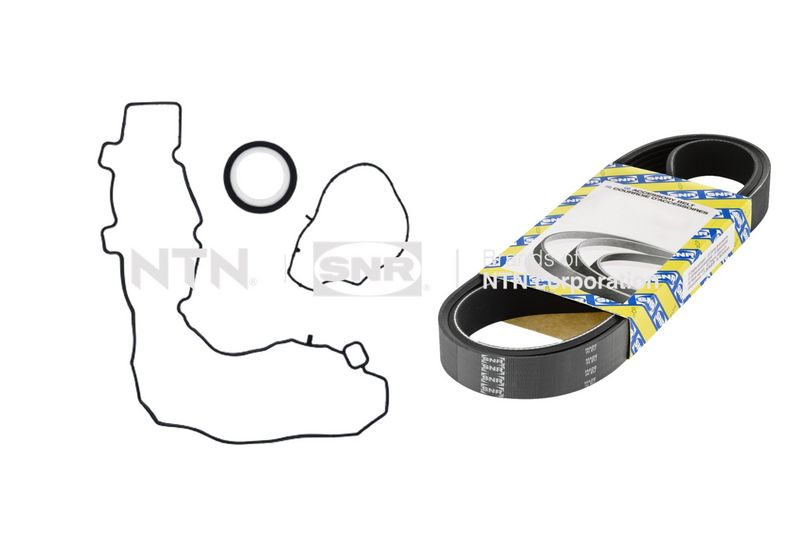SNR KA85972 Комплект ременя генератора Citroen C3/C4/Peugeot 208/308 1.2 THP 13- + прокладки і сальник