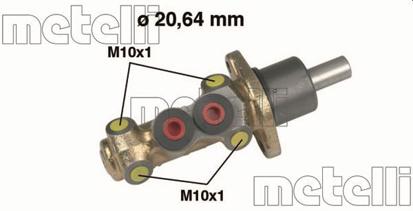 Metelli 050142 Циліндр гальмівний (головний) VW Passat B3/B4 88-97/Caddy/Golf II/Jetta II/Scirocco 8