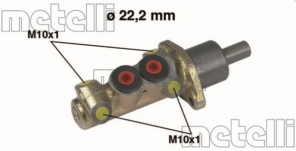 Metelli 050196 Циліндр гальмівний (головний) Seat Ibiza/Cordoba/Skoda Felicia/VW Caddy 93-04/T4 90-0