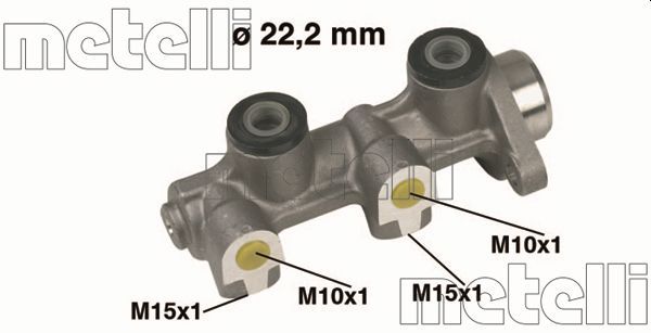 Metelli 050336 Головний гальмівний циліндр