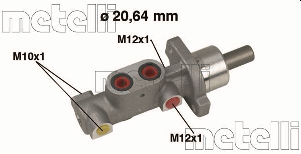 Metelli 050363 Головний гальмівний циліндр