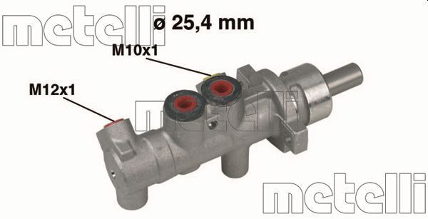 Metelli 050414 Циліндр гальмівний (головний) Renault Master II/Opel Movano 98-/Nissan Interstar 02-