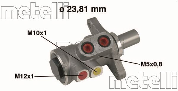 Metelli 050448 Головний гальмівний циліндр