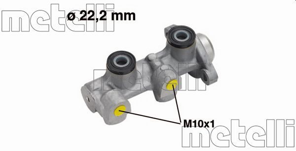Metelli 050511 Головний гальмівний циліндр