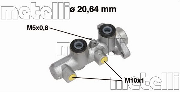 Metelli 050514 Головний гальмівний циліндр