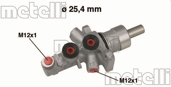 Metelli 050566 Головний гальмівний циліндр