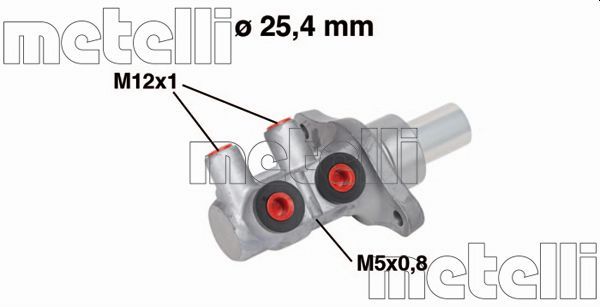 Metelli 050571 Головний гальмівний циліндр