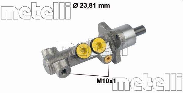 Metelli 050599 Головний гальмівний циліндр