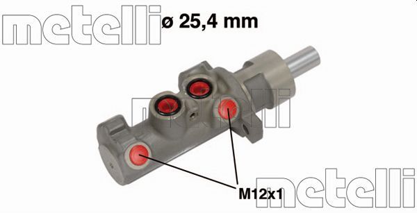 Metelli 050642 Головний гальмівний циліндр