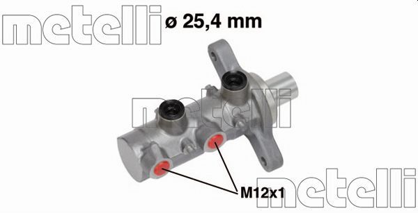Metelli 050727 Головний гальмівний циліндр