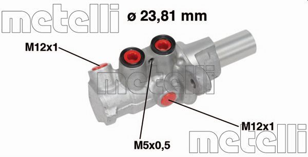 Metelli 050749 Головний гальмівний циліндр