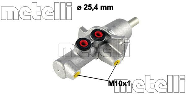 Metelli 050771 Циліндр гальмівний (головний) VW LT 28-35 II/LT 28-46 96-06 (+ABS)