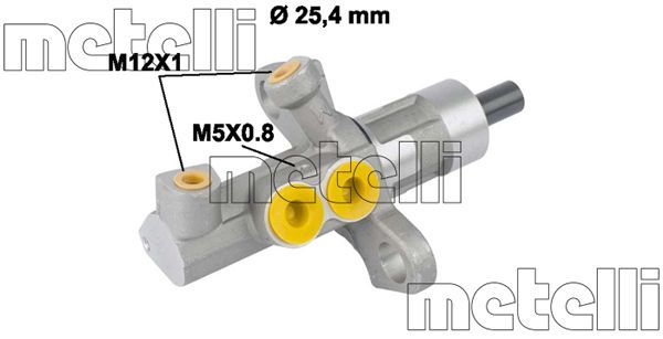 Metelli 050811 Головний гальмівний циліндр