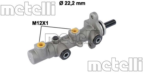 Metelli 050825 Головний гальмівний циліндр