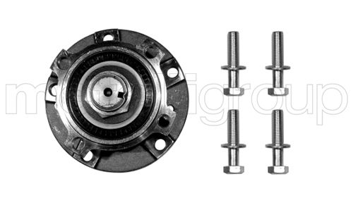 Metelli 192254 Підшипник маточини (передньої) BMW 5 (E39) 95-04 (з болтами) (d=139mm) (5 отв.) (к-кт