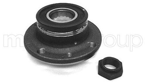 Metelli 192536 Підшипник маточини (задньої) Citroen Nemo 07- (+ABS)