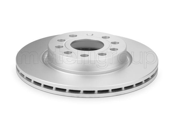 Metelli 230733C Диск гальмівний (передній) Audi A3/Skoda Octavia/VW Caddy/Golf 03- (280x22) (з покр)