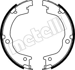 Metelli 530230 Колодки ручника Hyundai Santa Fe/Kia Sorento I 06-12 (190x32)