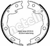 Metelli 530666 Колодки ручника Nissan X-Trail 14- (172x32)