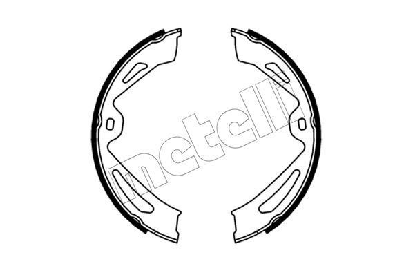 Metelli 530726 Колодки ручника Audi E-Tron GT 20-/Porsche Cayenne III 18-/Panamera II 16- (210x30)