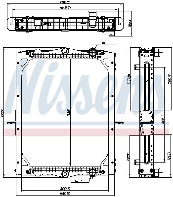 Nissens 606773 Радіатор, система охолодження двигуна