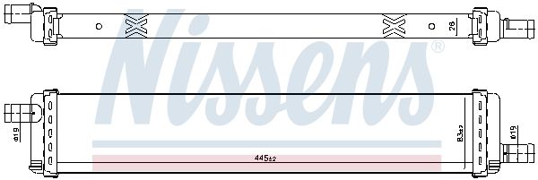 Nissens 606792 Радіатор, система охолодження двигуна