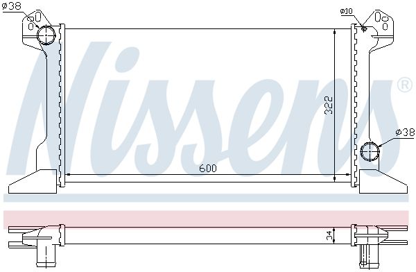 Nissens 62177 Радіатор, система охолодження двигуна