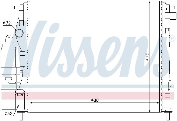 Nissens 63773 Охолоджувальний модуль