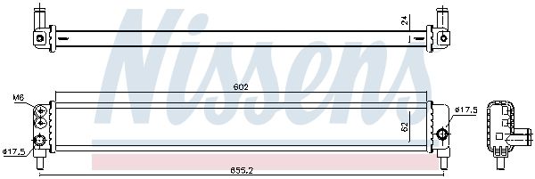 Nissens 646944 Радіатор охолодження двигуна