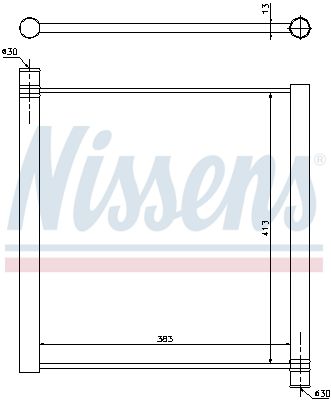 Nissens 68451 Радіатор, система охолодження двигуна