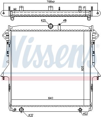 Nissens 69245 Радіатор охолодження двигуна