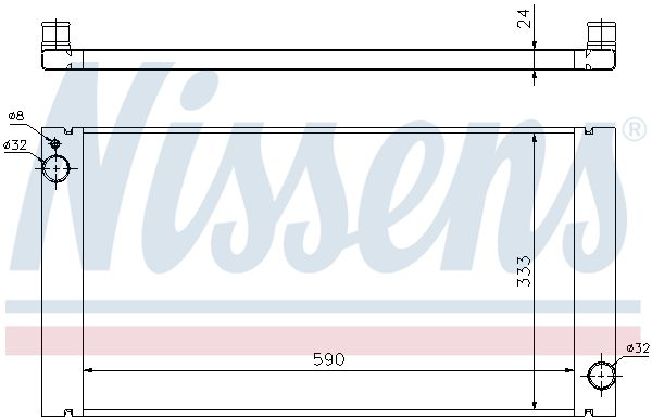Nissens 69705 Радіатор охолодження двигуна