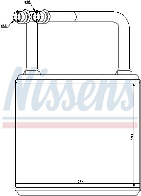 Nissens 72029 Радіатор пічки